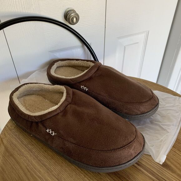 NewDenBer Men's Cozy Memory Foam Slippers Soft Slip on Indoor Outdoor Clog House - Picture 14 of 15